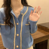 Women Knitted Cardigan Autumn and Winter Sweater Coat