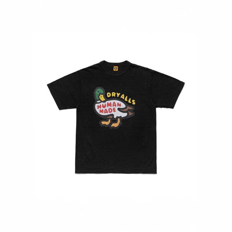 Mens T-shirts Summer Human Duck Back Pattern Printed T-Shirt