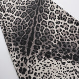 Women Dresses Summer Slim Strap Dress Sexy Leopard Print Backless Dress