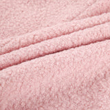 Women Trench Coat Woolen Thick Pink Lapel Coat Coat
