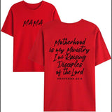 Motherhood is My Ministry T-Shirt  Motherhood is My Ministry