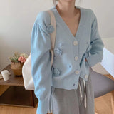 Women Knitwear Autumn and Winter V-neck Sweaters Cardigan