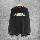 Amiri Long-Sleeve Shirt Vintage Distressed Long Sleeve T-shirt
