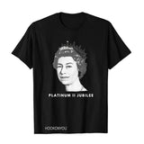 Inspired by Queen's Platinum Jubilee 2022 Elizabeth 70 Years T-shirt Figure Short Sleeve T-shirt