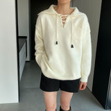 Women Winter Knitted Sweater Crew Neck Thick Sweater Winter Loose-Fitting Long Sleeve Sweater R8826