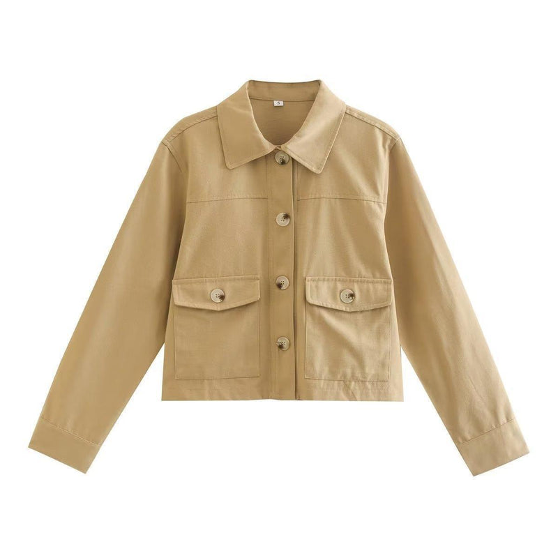 Women Jacket Autumn Workwear Jacket Short Coat