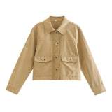 Women Jacket Autumn Workwear Jacket Short Coat