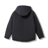 Unisex Winter Cotton Coat Winter Three-Dimensional Hooded Cotton-Padded Coat Retro Loose Cotton Coat