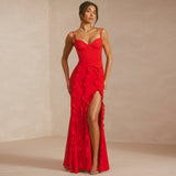 Women Dresses Sexy Sling Dress Long Dress Dress (Zns0409)