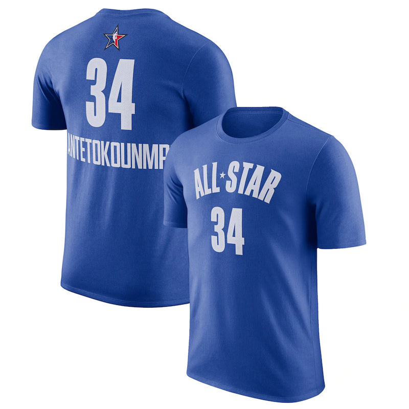 NBA T-Shirts NBA All-Star T-Shirts Short Sleeves Basketball Sports