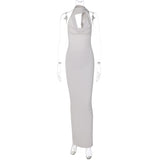 Women Dresses Summer Sexy Backless Slim Fit Dress