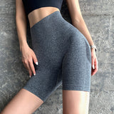 Women Yoga Sports Shorts Stretch Slim Look Running Training Shorts