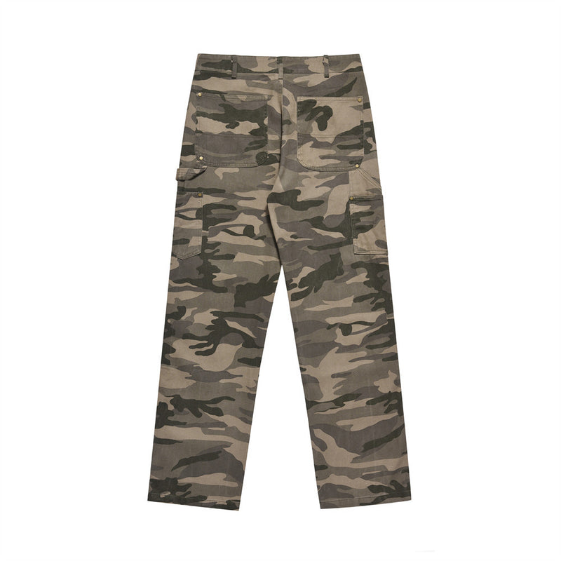 Men Sweatpants Camouflage Slacks Men's Loose Outdoor Sports Camouflage Pants