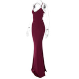 Women Dresses Winter Sexy Backless Pleated Dress