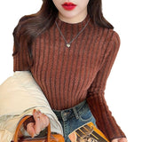 Women Knitwear Autumn and Winter Turtleneck Sweater Knitwear