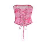 Women Tops Spring Slim-Fitting Cinched Waist Waistcoat Sexy Top
