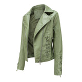 Red Leather Jacket Casual Jacket