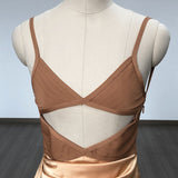 Women's Evening Dress Bandage One-Piece Dress Hollow Backless Skirt