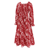 Women Date Dress Sexy Backless Snowflake Dress