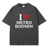 I Love Metro Boomin Graphic Print T Shirt Men Women's Hip