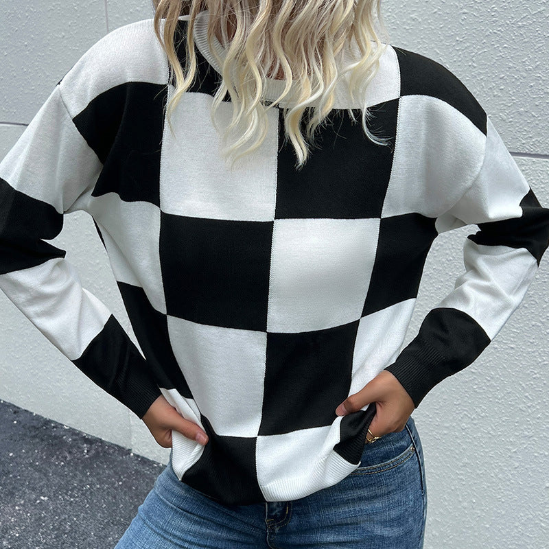 Women Knitted Sweater for Autumn and Winter
