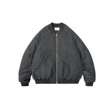 Unisex Winter Cotton Coat Baseball Collar Cotton Coat Vintage Loose Cotton Coat