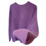 Women Knitwear Autumn and Winter round Neck Fil-Lumiere Knitwear Loose Sweater