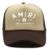 Amiri Hat Alphabet Print Shade Baseball Cap Outdoor Cap