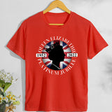 Inspired by Queen's Platinum Jubilee 2022 Elizabeth 70 Years T-shirt Summer Male and Female Large Size