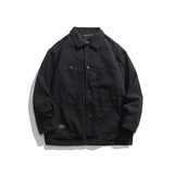 Unisex Shirts Autumn Cloth Pocket Jacket