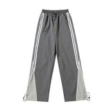 Women Sweatpants Retro Overalls Men's and Women's Loose Wide-Leg Pants Casual Pants