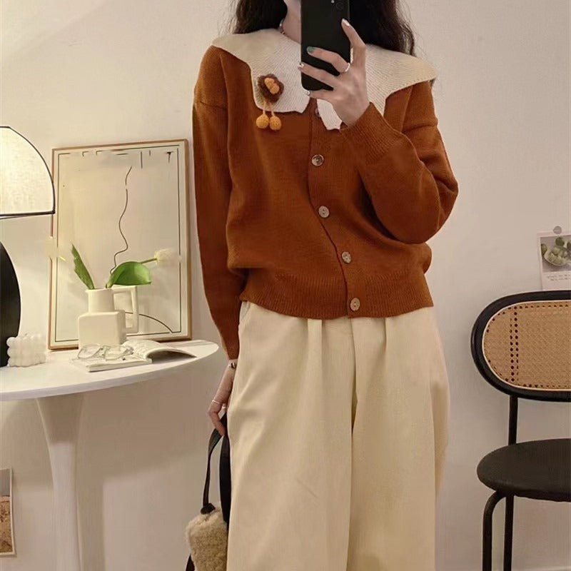 Women Knitwear Spring and Autumn Sweater Knitted Cardigan