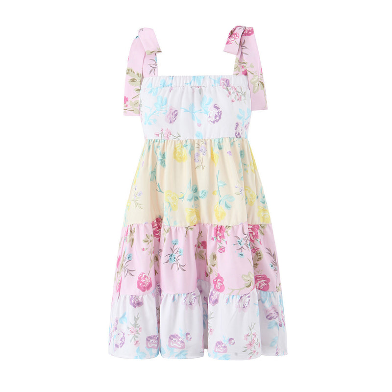 Women Dresses Summer Lace-up Dress Sexy Skirt (Xds0414)