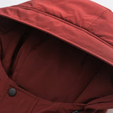 Unisex Winter Cotton Coat Three-Dimensional Multi-Pocket Hooded down Jacket Retro Workwear down Jacket