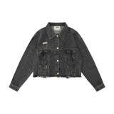 Women Jacket Denim Autumn Loose Jacket Coat