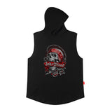 Men Vest Spring and Summer Sleeveless Hooded Sweater for Men and Women