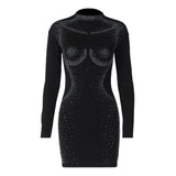 Women Dresses Autumn Sexy Long Sleeve Narrow Dress