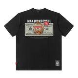 Men T Shirt Hiphop Short Sleeve T-shirt Oversize Hip Hop Half Sleeve Tee