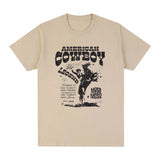 Cowboy Graphic T-Shirts Summer Women 70s Retro T Shirt