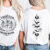 Terrasen Home of The Stag T-shirt Women Cotton Short Sleeve