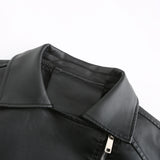 Red Leather Jacket Casual Jacket