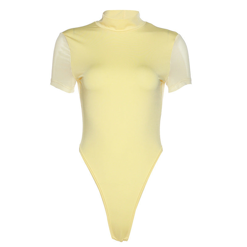 Women Jumpsuit Spring and Summer Sexy Backless Slim Fit T-shirt Jumpsuit