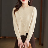 Women Knitwear Spring and Autumn Vintage Sweater Loose Sweater