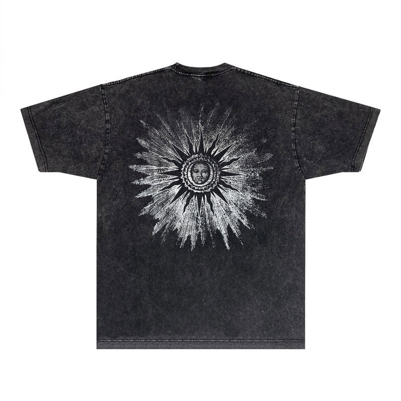 Amiri T Shirts Washed and Worn Retro Short Sleeve T-shirt