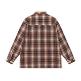 Unisex Jacket Fall Plaid Cardigan