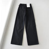 Women Sweatpants Vintage Harem Pants Casual Jeans Loose Straight Wide Leg Pants