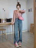 Women Knitwear Spring and Autumn Stripes Sweater Loose Knitted Cardigan