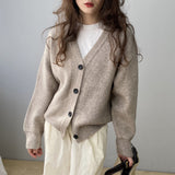 Women Cardigan Sweater Autumn and Winter Knitting Cardigan Casual Sweater Coat 8t3092