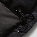 Unisex Winter Cotton Coat Zipper Multi-Pocket Stand-up Collar down Jacket Vintage Velvet down Jacket