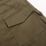 Women Skirt Multi-Pocket Workwear Skirt